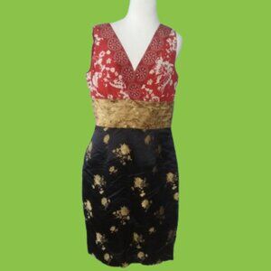 NWOT Phoebe Couture dress size 12 Asian theme Cocktail dress Elegant beautiful